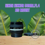 NIKON NIKKOR 50MM.F1.4 AIS MOUNT