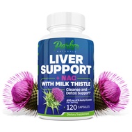 Liver Support with Milk Thistle & NAC Supplement, Liver Health Supplement for Liver Cleanse & Detox,