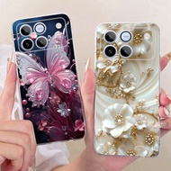 For Honor Win Phone Case AAP-AN00 Cover Fashion Simplicity flower Pattern Soft Silicone Shell HonorW