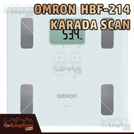 Omron HBF-214 Karada Scan Body Fat Weight Scale Slim Multifunction Body Fat Weight Scale HBF214 Whit