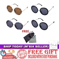 [Blink] 复古圆框墨镜 Fashion Retro Big Round Sunglasses Cermin Mata Hitam Bingkai Bulat - KT84