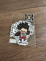 日本直送 One Piece x B-SIDE LABEL Luffy sticker 海賊王路飛防水防UV貼紙 適用於手機、ipad、水壺、行李箱