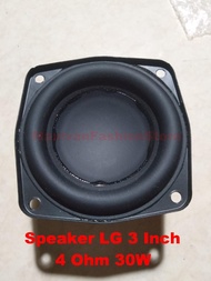 speaker 3 inch 78mm subwoofer woofer lg 4 ohm 30w