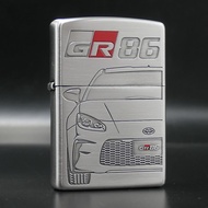 ZJP0107 Zippo Toyota GR86 ของแท้ (Empty Zippo Lighter without Fuel ไฟแช็กเปล่าไม่มีเชื้อเพลิง)