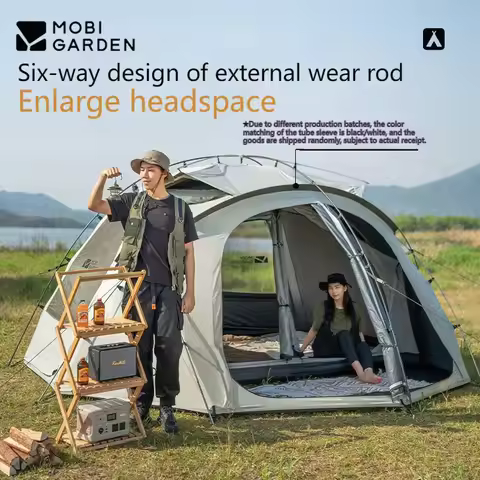 MOBI GARDEN Royal Castle tent Outdoor 5-8 Persons Large Space Spherical Tents Rain Proof Ventilation