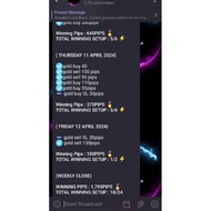 💥VIRAL💥Telegram channel signal forex padu Gold xauusd 89% win rate grow account. pm free link