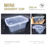 (25 Pcs) Dessert Cup Mini 250Ml / Dm 200 Ml/ Dm 250Ml/ Dm 300 Ml/Kotak