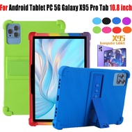 For Android Tablet PC 5G Galaxy X95 Pro Tab 10.8 inch Upgrade 4-Corner Thicken Tablet Protection Cas
