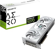 Gigabyte GeForce RTX 5070 AERO OC 12G Graphics Card - 12GB GDDR7, 192 Bit, PCI-E 5.0, 2625 MHz Core 