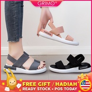 READY STOCK💝GRIMO XIAOC Sandal Women’s Kasut Wanita Slippers Shoe Flat Shoes Heel Travel Lady Sandal