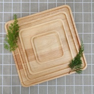 Square Wooden Plate Serving Tray by WOODBOY888 Kitchenware