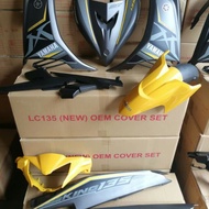 COVERSET OEM YAMAHA LC 135 V2 V3  MX KING KUNING SILVER