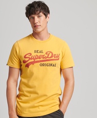 Superdry Vintage Logo Soda Pop T-Shirt - Pigment Yellow