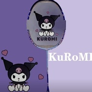 Kuromi Badminton Racket 4u5u Single Single Racket Full Carbon Fiber High-Pound Outdoor Racket