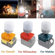 12W Desktop Emergency Light LED Work Lights Flashlights Torch For Makita/Dewalt/Milwaukee 18V 20V Li-ion Battery Portable Indoor