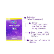 Infinity Neurocharge (60 tablets) [Vitamin B1, B6, B12, Alpha Lipoic Acid, ALA, Folic Acid]