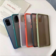 B2 Case With Colored Edges Matte Back Sam S20 S20plus S20FE A70 A71 5G A2core J4plus J6plus S10 J7 J
