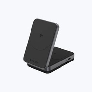Mazer MFold Duo+ Qi2 Certified 15W Foldable 2-in-1 Wireless Charger