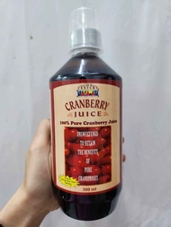 21ST CENTURY CRANBERRY JUICE 500ML 100% PURE CRANBERRY JUICE