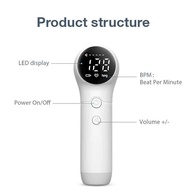 Home Fetal Doppler Monitor Portable LCD Display
