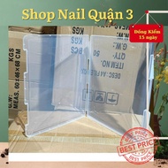 Nail box sample box, Nail sample display board Transparent nail box for nail display