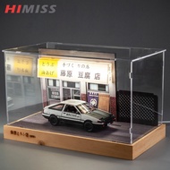 HIMISS In Stock 1:28/1:20 Alloy Car Model Ornaments Simulation Ae86 Initial D Model Toy For Children Birthday Gifts Fans Collection