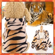 Funky Hat and clothes Warm clothing for dogs Tiger Transformation Pet costume cute cat clothes