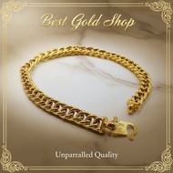 22k / 916 Gold Flat Spike Bracelet