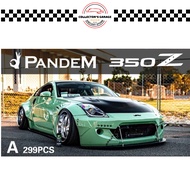 YM Model 1/64 Pandem Nissan 350Z Mint Green