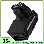 600W 12+4pin PCIe 5.0 Adapter 90 Degree Right Angle 16pin 12VHPWR GPU Connector for  3090Ti 4070Ti 4