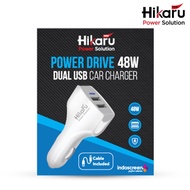 Power Drive 2USB Car Charger 48W QC 3.0 Car Charger