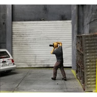 FIGURE 1 PHOTOGRAPHER64 TYPE 6 DIORAMA MODEL MINIATURE CAMERAMEN HOT WHEELS DIORAMA DIECAST HOT WHEE