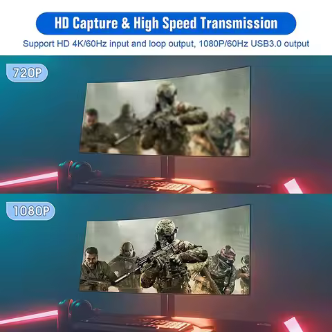 Daily Video Capture Card, Switch Capture Card For Switch, 4K 1080P 60FPS For Streaming Video Recordi