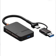 Type C - USB 3.0 Ultra Speed Card Reader to CF Card Micro SD Sony MS Duo Type-C Multifungsi Pembaca 