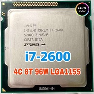 ซีพียู CPU Intel Core i7-2600 3.4GHz 4คอ8เทรด 95W LGA 1155 ฟรีซิลิโคน1ซอง i7 2600