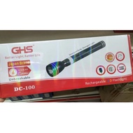 100% ORIGINAL JAPAN GHS GHS 5SC Tactical DC-100 Rechargeable LED Flashlight Touch Light