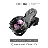 Lens ống kính super Macro 100mm cho điện thoại Apexel APL-HD5BM - Chất lượng HD rõ nét