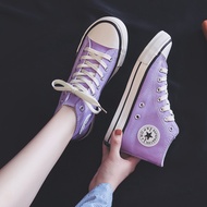 Ready Stock Women High Top Casual Canvas Sneakers Shoes Kasut Lelaki Kasut Perempuan