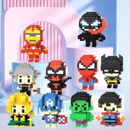 Marvel 積木 lego 玩具 擺設 擺件 裝飾 美國隊長 超人 死侍 iron man 蜘蛛俠 spider man 蝙蝠俠 bat man 小丑 禮物 家居 日用品 公仔 實用 送禮 生日禮物