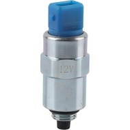 Fuel Shutdown Solenoid 716-30255, 12V, Compatible with JCB 3CX 4CX Backhoe Loader