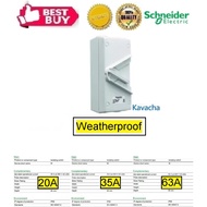 Schneider 3 Pole Isolator Switch/Weatherproof Surface Switch (IP66) (440V AC) - (kavacha)