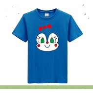 Horse New Year red clothes  Anime【Anpanman】 graphic 100%cotton O-neck T-Shirt for men