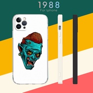 Live blue devil face printed case Iphone 6 7 8 X XR XS SE 11 12 13 PLUS PRO PROMAX LRT221653