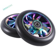 2Pcs Aluminum Scooter Wheel Wheels Accessories 110 Mm Scooter Accessories
