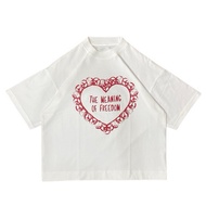 Shine To Bright - Oversize Boxy Fit Tshirt The Meaning Of Freedom Graphic Unisex - Cotton combed 20s