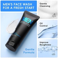 Men's Face Wash 100g Cleansing Pores Moisturizing Men's Care Skin C0o0