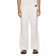 Beuter WHITE STRAIGHT-leg JEANS - BEUTER STRAIGHT JEANS - OFF-WHITE