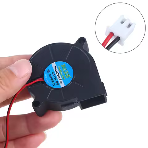 For Reprap Prusa I3 DC Cooling Fan Turbo Fan 5015S 3D Printer Parts Fan 5015 12V/24V Sleeve Bearing 