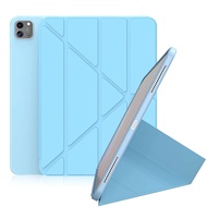 Cho iPad Pro M1 11 12 9 2021 2020 trường hợp da PU thông minh đứng trở lại fundas cho iPad 11 12.9 i