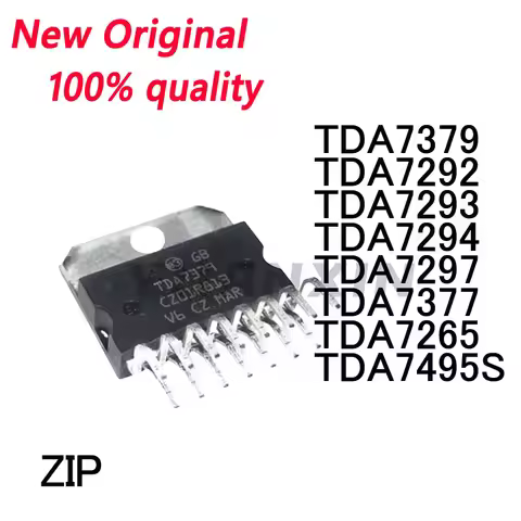 5/PCS New Original TDA7379 TDA7292 TDA7293 TDA7294 TDA7297 TDA7377 TDA7265 TDA7495S ZIP Audio power 